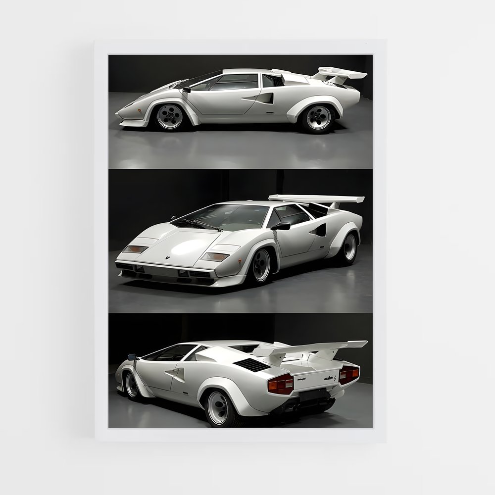Poster Countach Dream – affiche Lamborghini (vue 3)